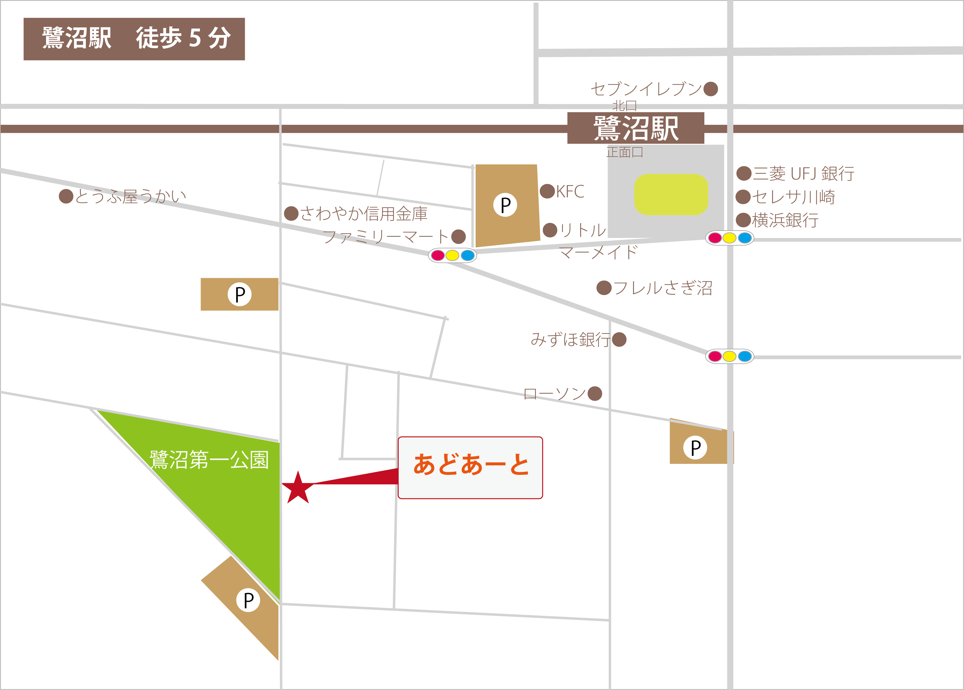 川崎市宮前区あどあーとMAP画像